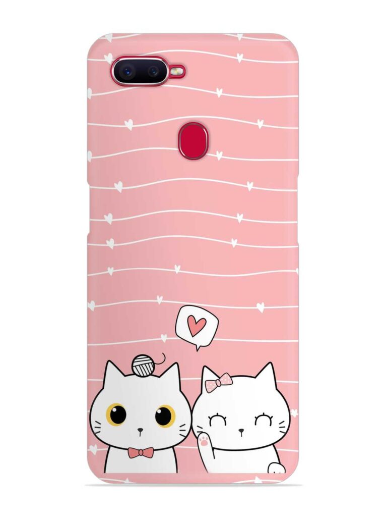 Cute Adorable Little Snap Case for Oppo F9 Pro Zapvi