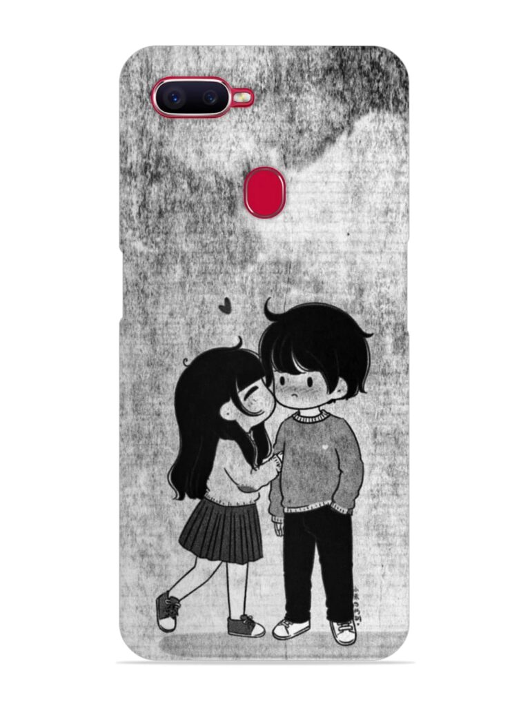 Couple Love Highlights Snap Case for Oppo F9 Pro Zapvi