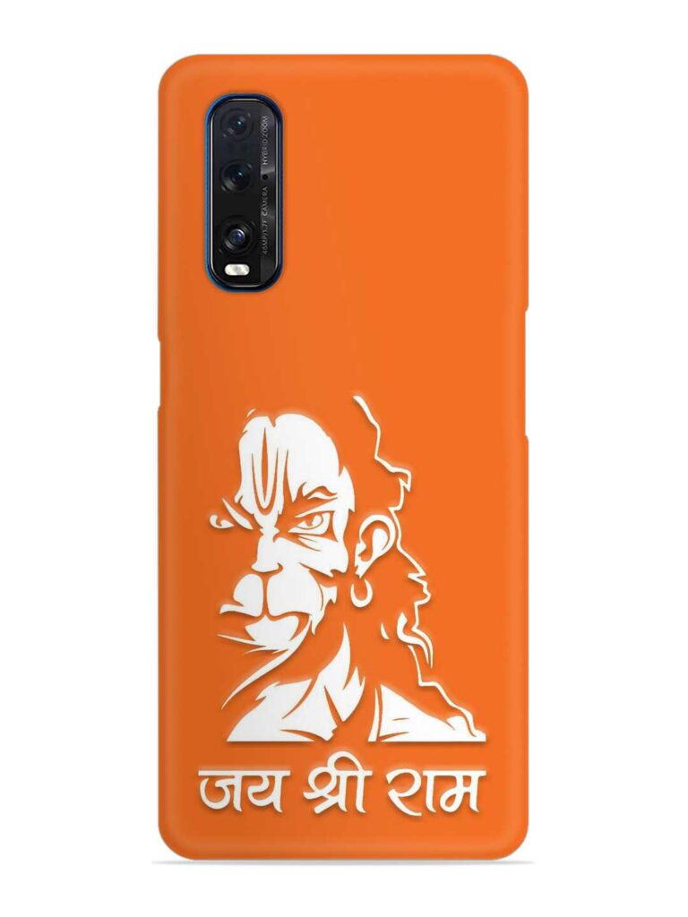 Angry Hanuman Snap Case for Oppo Find X2 Zapvi