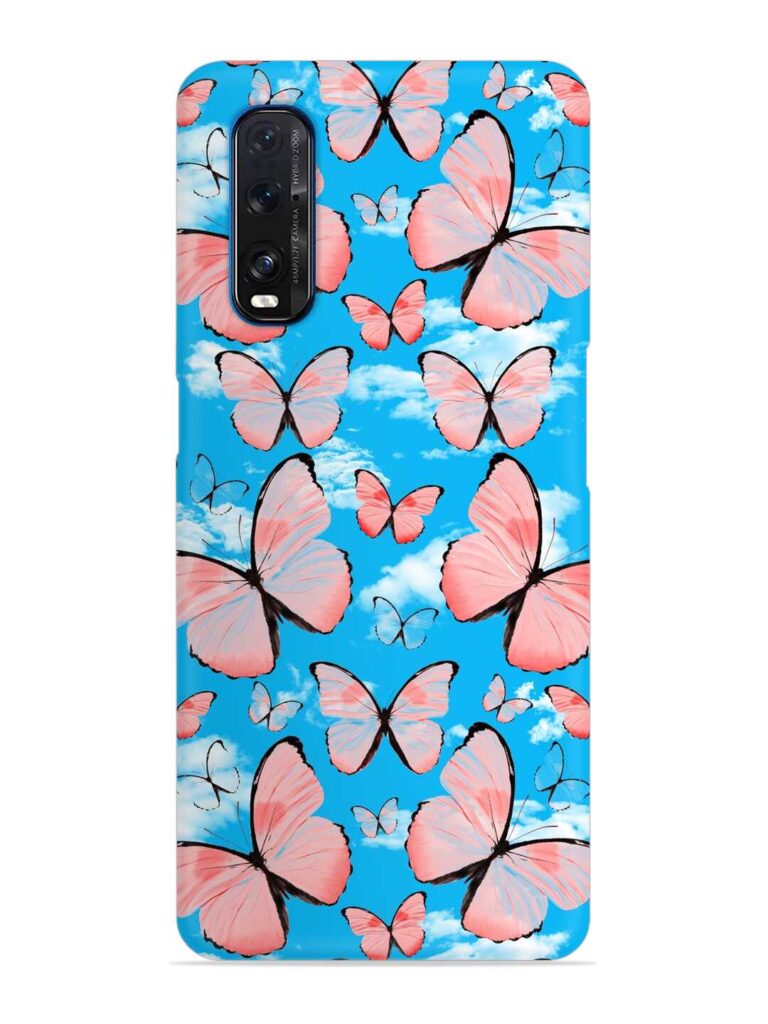 Seamless Pattern Tropical Snap Case for Oppo Find X2 Zapvi