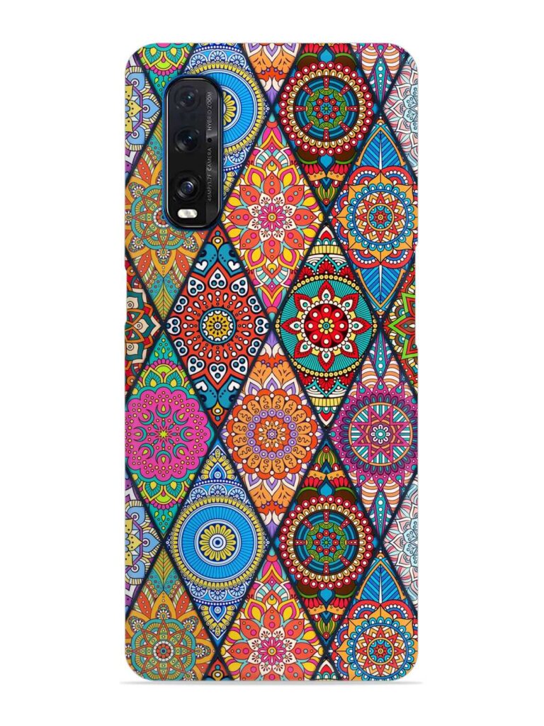 Seamless Tile Pattern Snap Case for Oppo Find X2 Zapvi