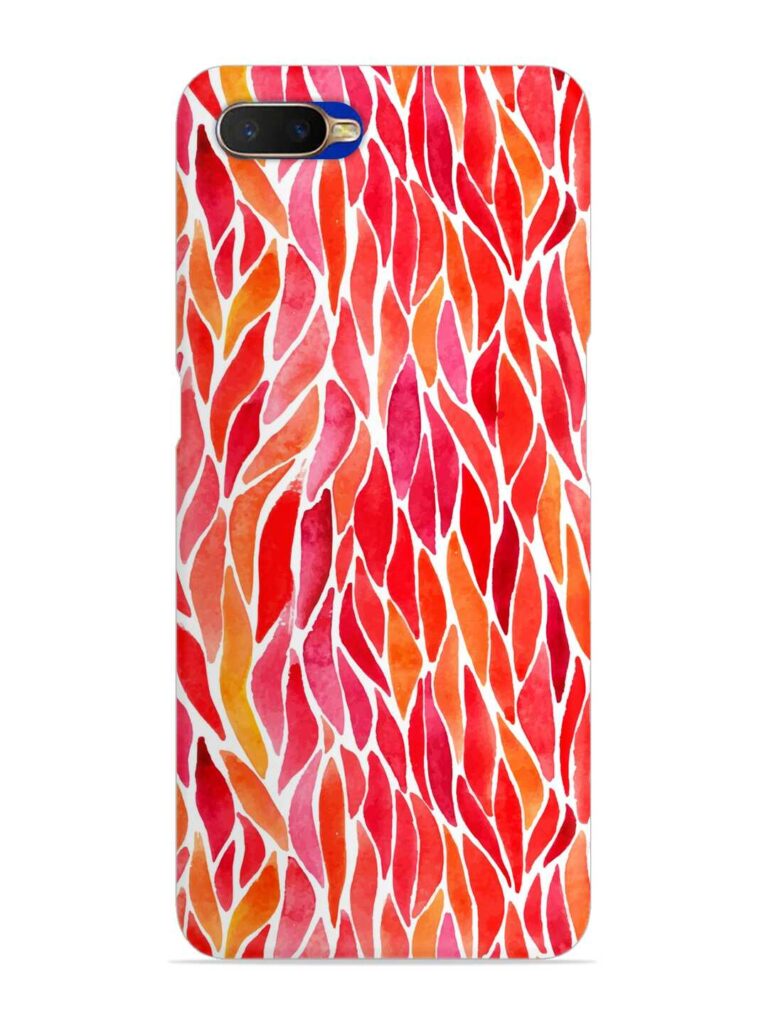 Watercolor Abstract Colorful Snap Case for Oppo K1 Zapvi