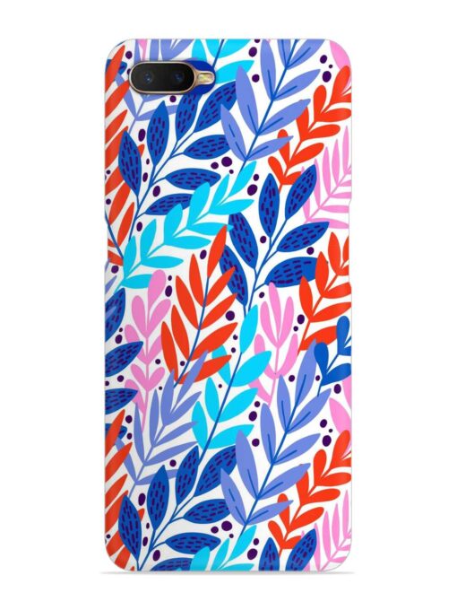 Bright Floral Tropical Snap Case for Oppo K1 Zapvi