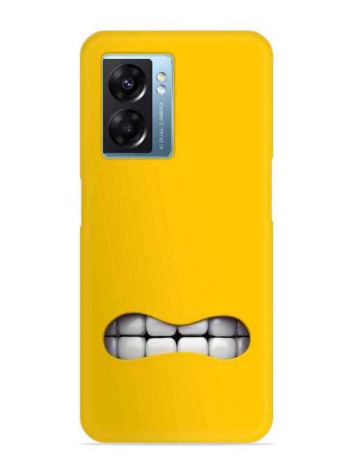Mouth Character On Snap Case for Oppo K10 (5G) Zapvi