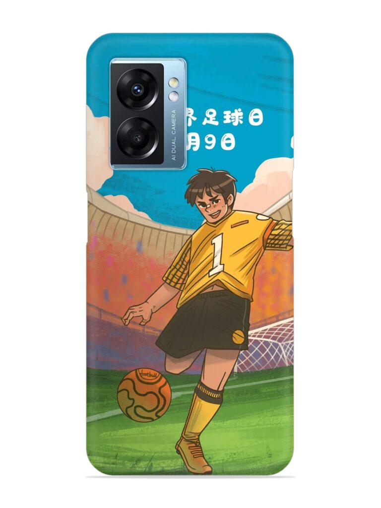 Soccer Kick Snap Case for Oppo K10 (5G) Zapvi