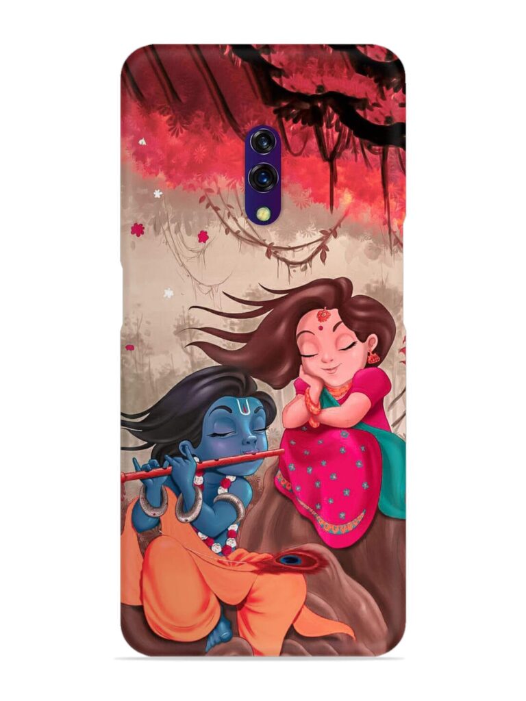 Radhe Krishna Water Art Snap Case for Oppo K3 Zapvi