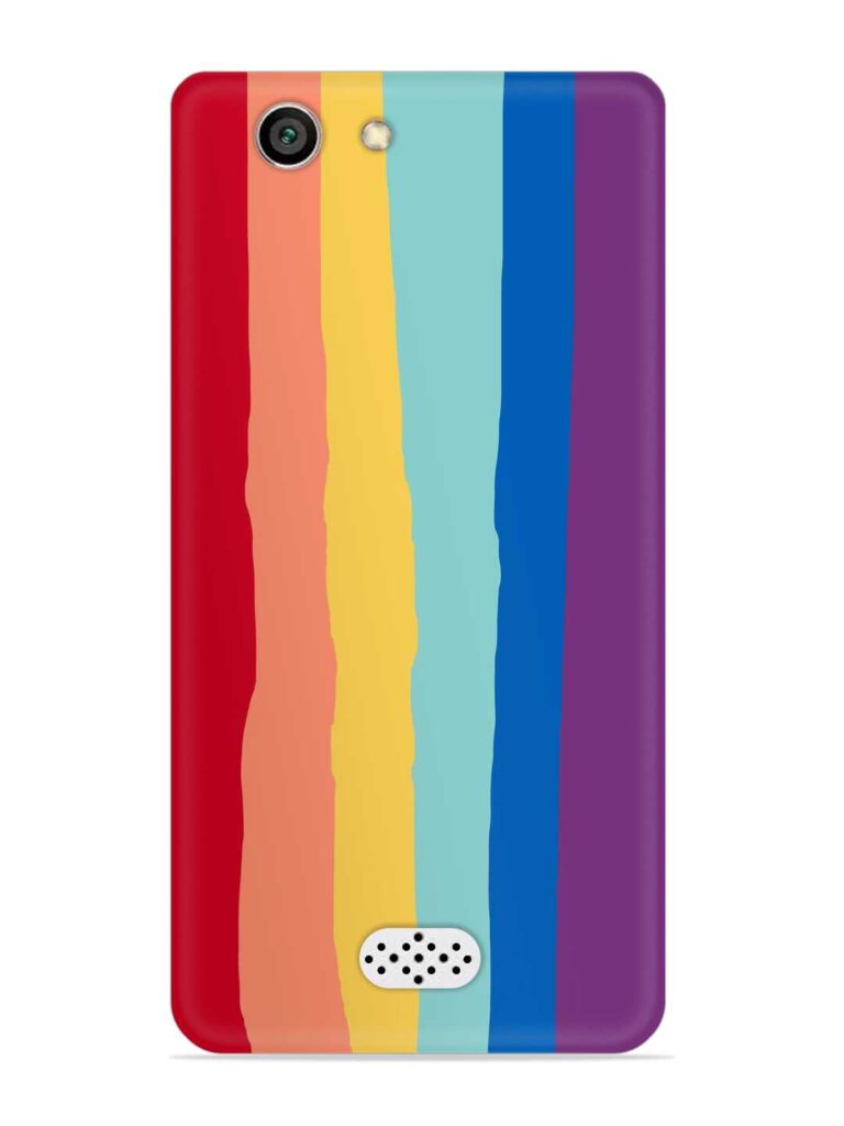 Rainbow Genuine Liquid Snap Case for Oppo Neo 5 Zapvi