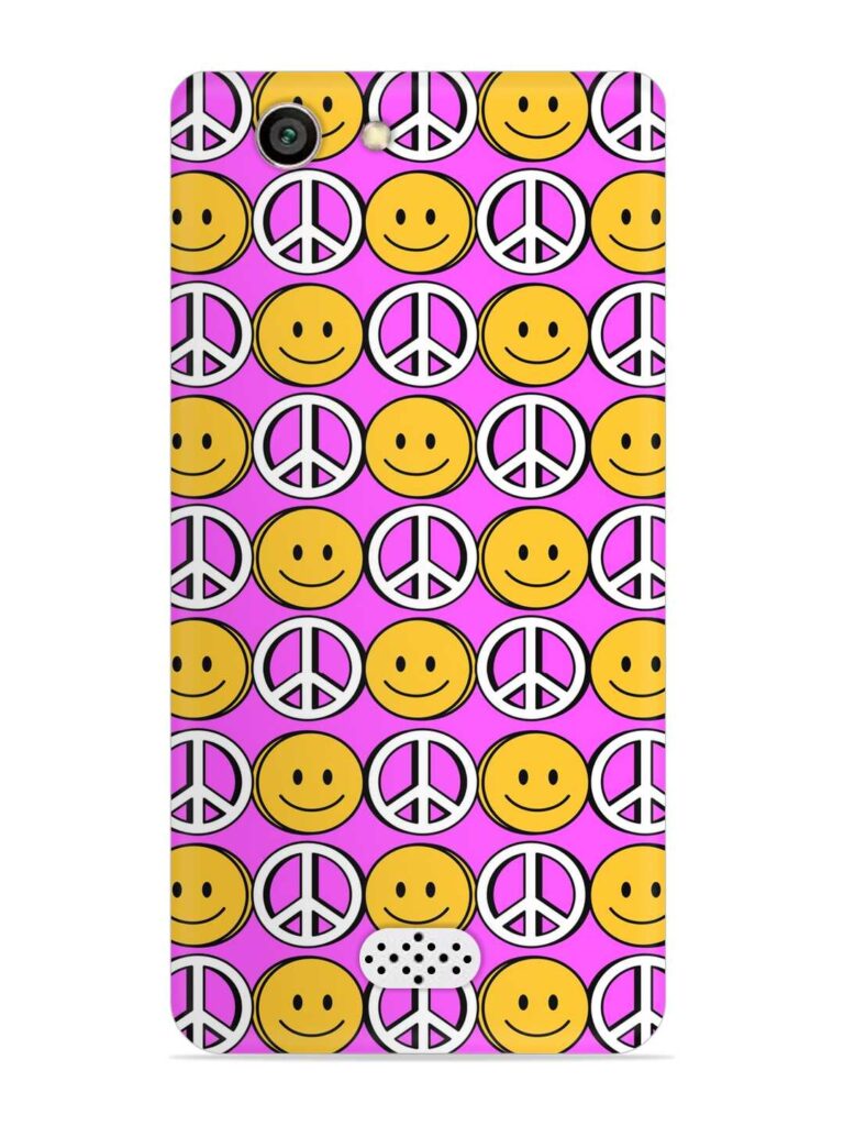 Smiley Face Peace Snap Case for Oppo Neo 5 Zapvi