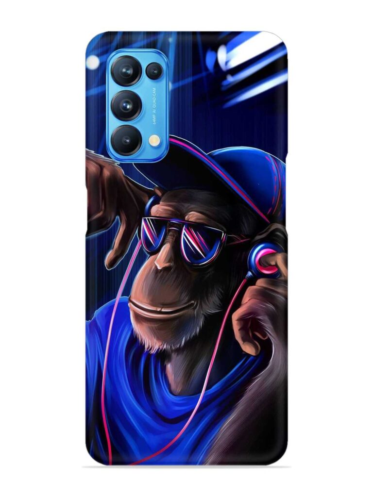 Funky Monkey Snap Case for Oppo Reno 5 Zapvi