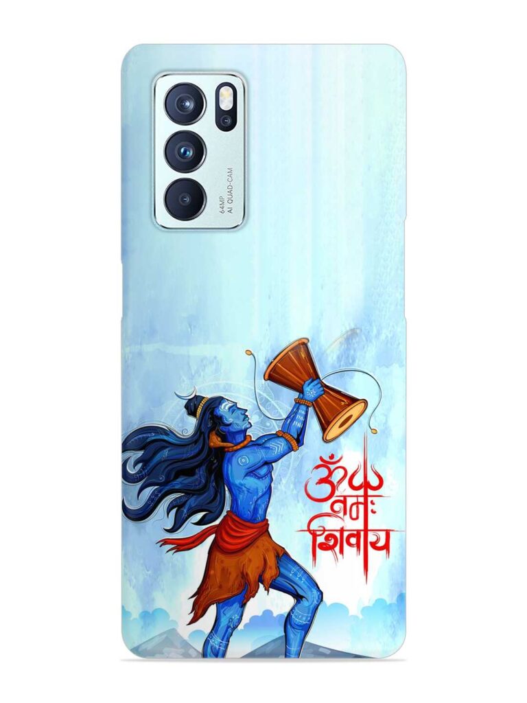 Illustration Lord Shiva Snap Case for Oppo Reno 6 Pro (5G) Zapvi