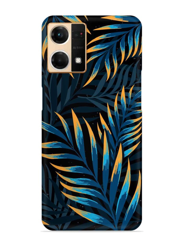 Abstract Leaf Art Snap Case for Oppo Reno 7 (4G) Zapvi