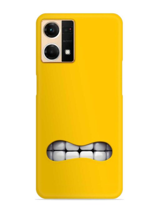 Mouth Character On Snap Case for Oppo Reno 7 (4G) Zapvi