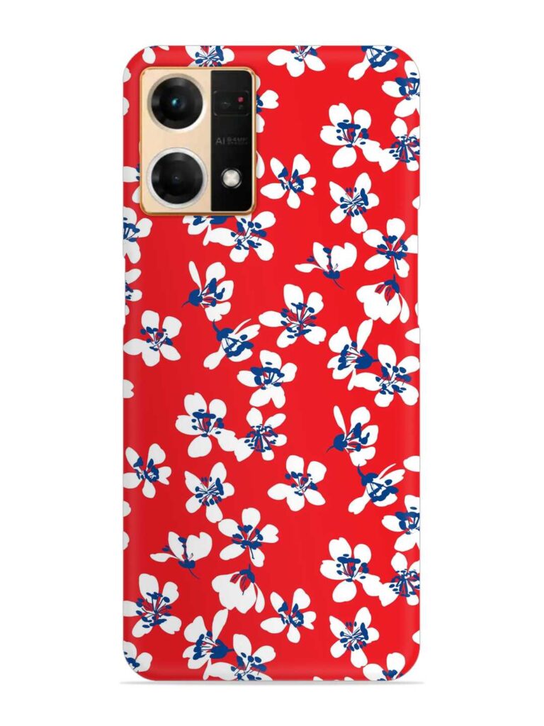 Hand Drawn Abstract Snap Case for Oppo Reno 7 (4G) Zapvi