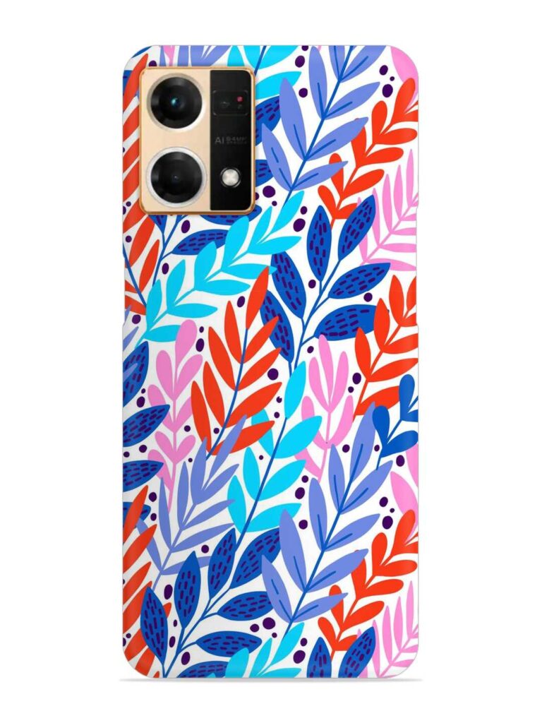 Bright Floral Tropical Snap Case for Oppo Reno 7 (4G) Zapvi