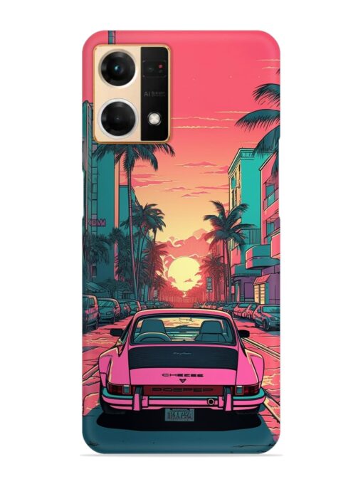 Car At Viewpoint Snap Case for Oppo Reno 7 (4G) Zapvi