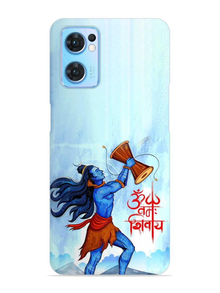 Illustration Lord Shiva Snap Case for Oppo Reno 7 (5G) Zapvi