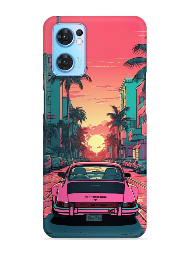 Car At Viewpoint Snap Case for Oppo Reno 7 (5G) Zapvi