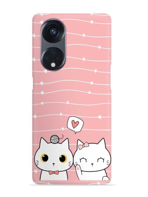 Cute Adorable Little Snap Case for Oppo Reno 8T (5G) Zapvi