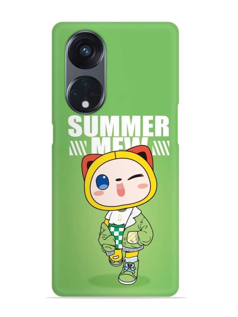 Summer Mew Snap Case for Oppo Reno 8T (5G) Zapvi