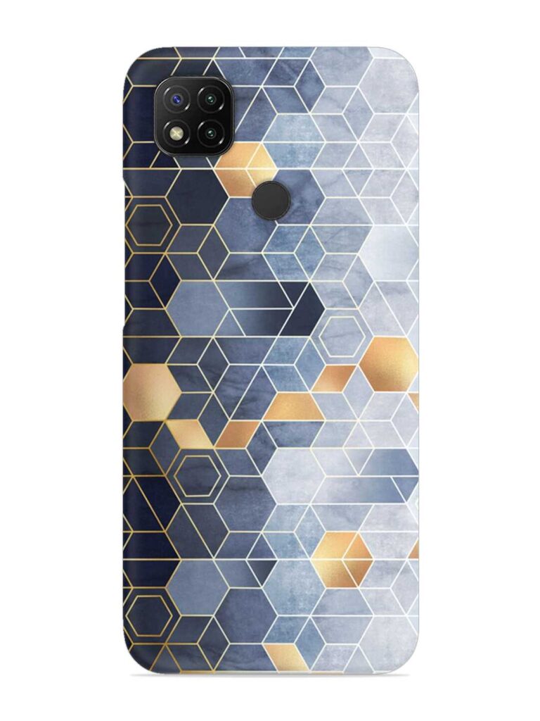 Geometric Abstraction Hexagons Snap Case for Poco C31 Zapvi