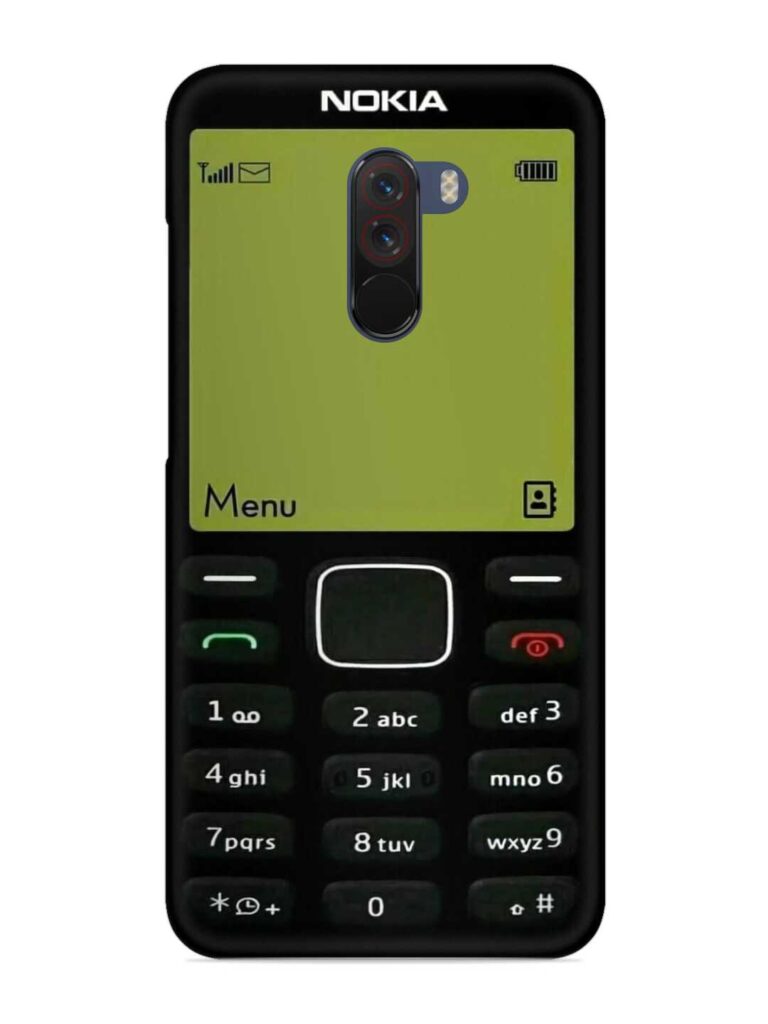 Nokia 3300 Background Snap Case for Poco F1 Zapvi