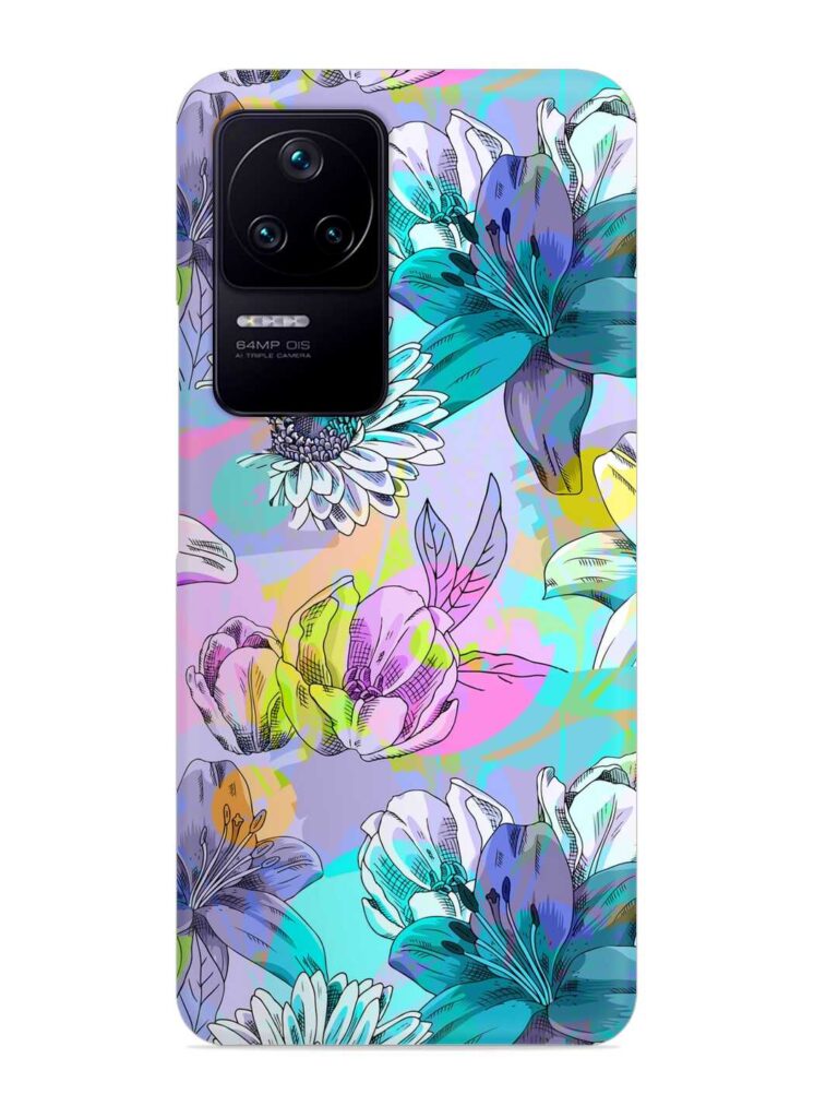 Vector Seamless Abstract Snap Case for Poco F4 (5G) Zapvi