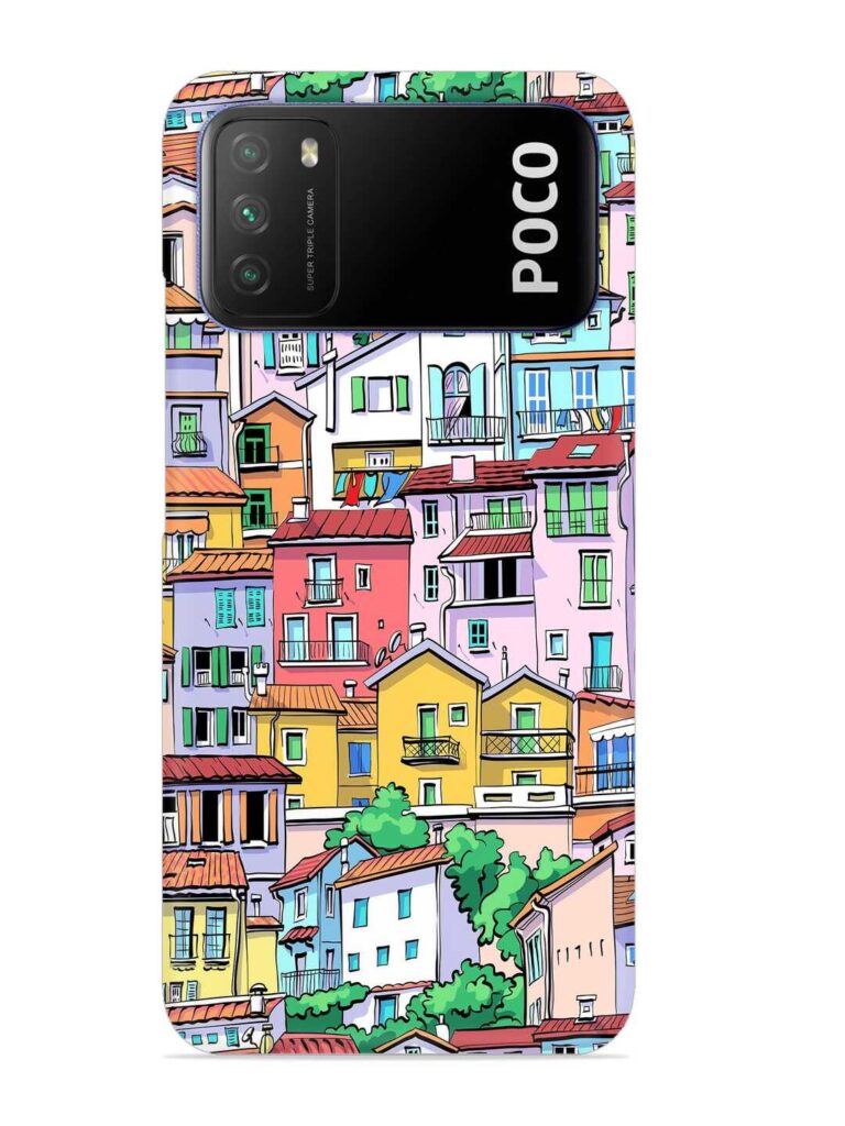 Europe Old Town Snap Case for Poco M3 Zapvi
