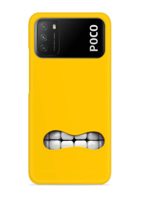 Mouth Character On Snap Case for Poco M3 Zapvi