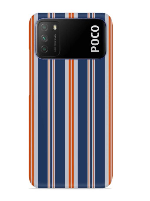 Abstract Vector Geometric Snap Case for Poco M3 Zapvi