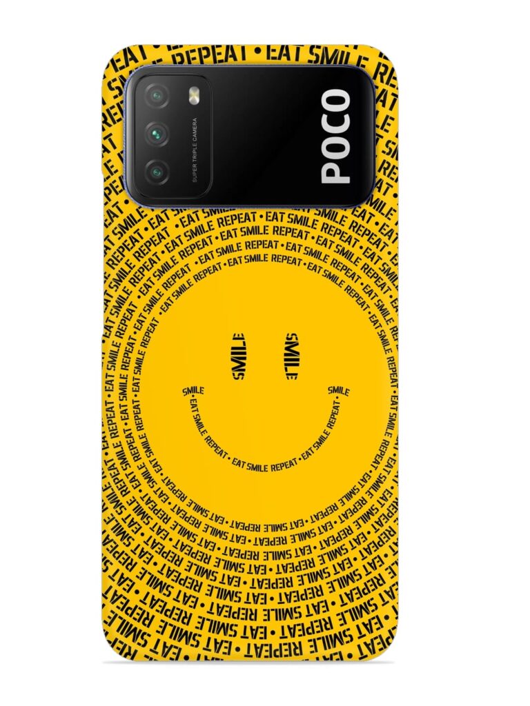 Smiley Snap Case for Poco M3 Zapvi