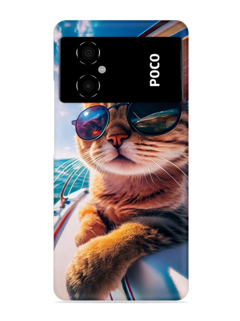 Cat In Style Snap Case for Poco M4 (5G) Zapvi