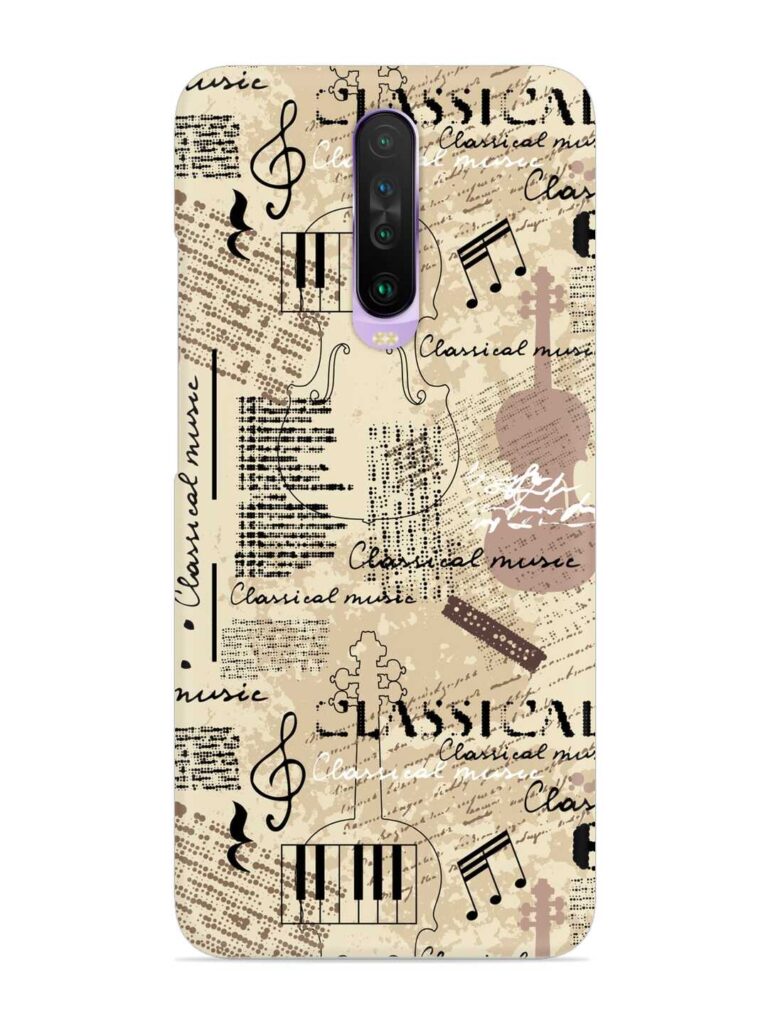 Classical Music Lpattern Snap Case for Poco X2 Zapvi