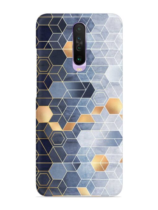 Geometric Abstraction Hexagons Snap Case for Poco X2 Zapvi