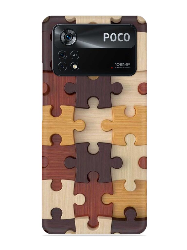 Puzzle Pieces Snap Case for Poco X4 Pro (5G) Zapvi