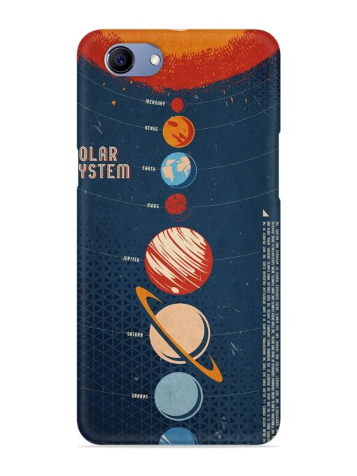Solar System Vector Snap Case for Realme 1 Zapvi