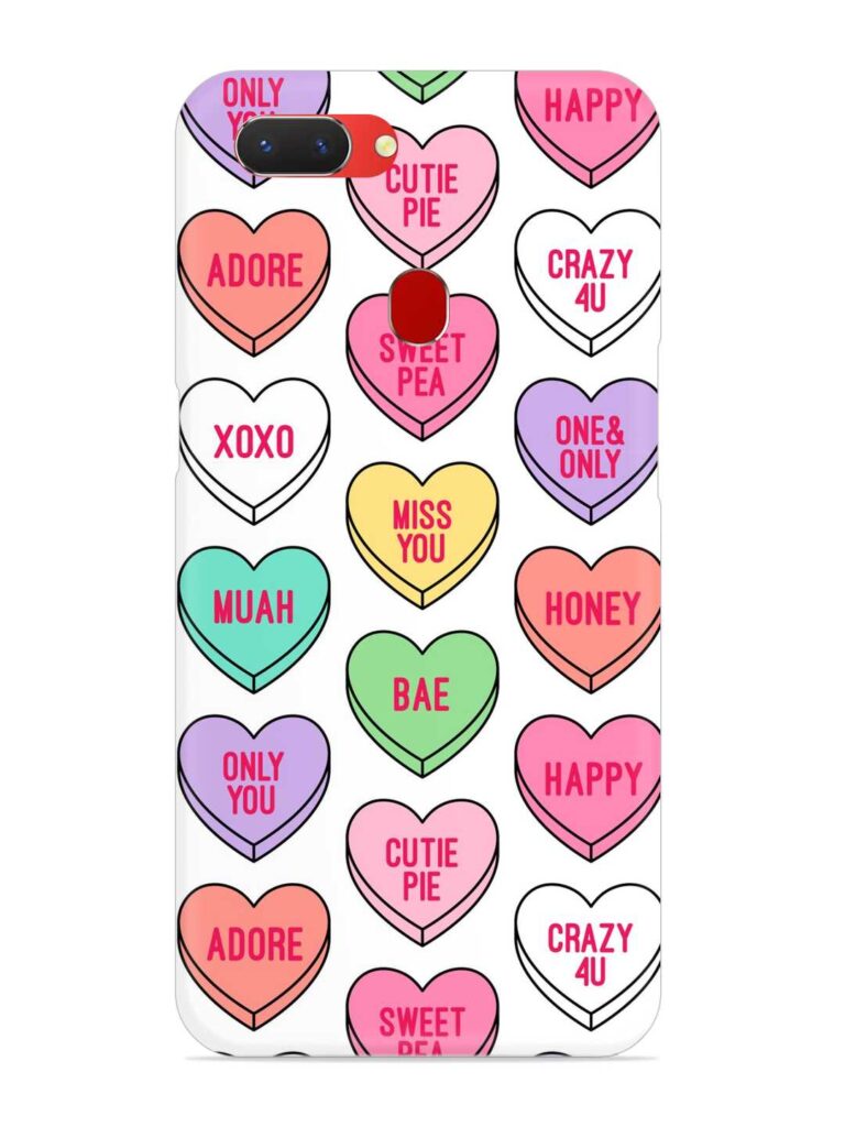 Colorful Heart Candy Snap Case for Realme 2 Zapvi