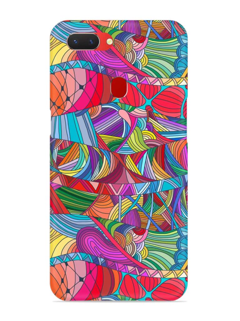 Seamless Patterns Hand Drawn Snap Case for Realme 2 Zapvi