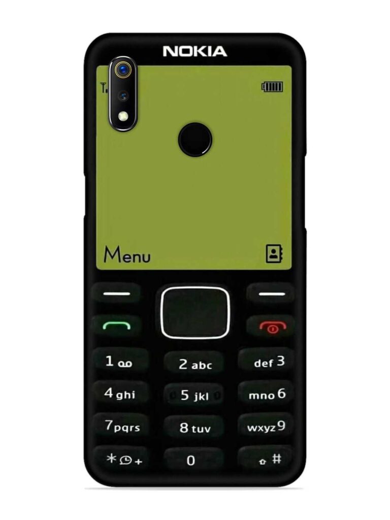 Nokia 3300 Background Snap Case for Realme 3 Pro Zapvi