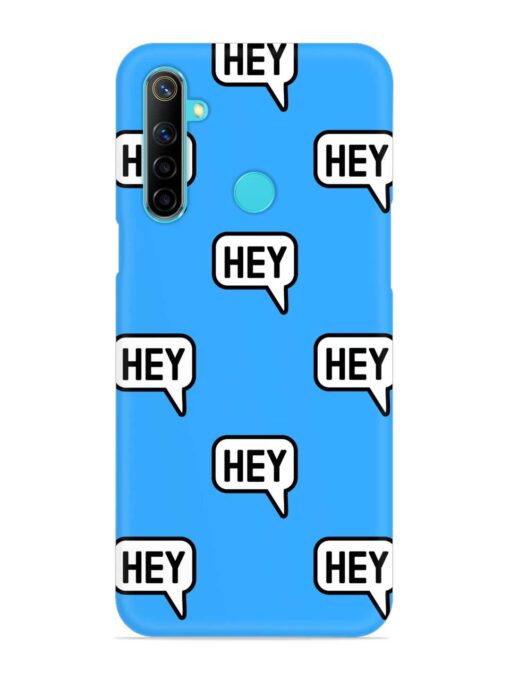 Hey Text Message Snap Case for Realme 5 Zapvi