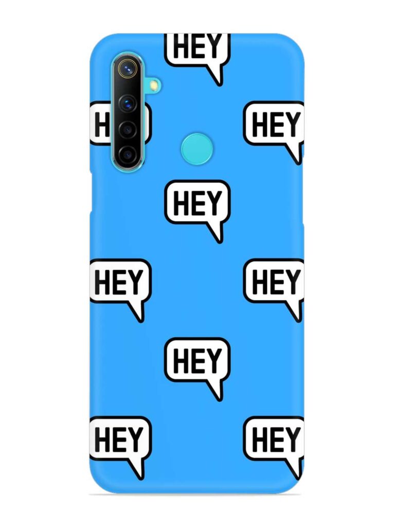 Hey Text Message Snap Case for Realme 5 Zapvi