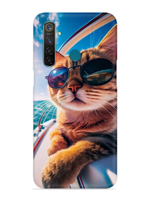 Cat In Style Snap Case for Realme 5 Pro Zapvi