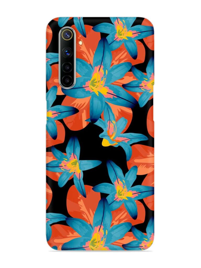 Philippine Flowers Seamless Snap Case for Realme 6 Zapvi