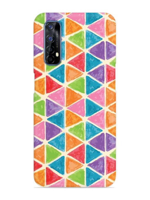 Seamless Colorful Isometric Snap Case for Realme 7 Zapvi