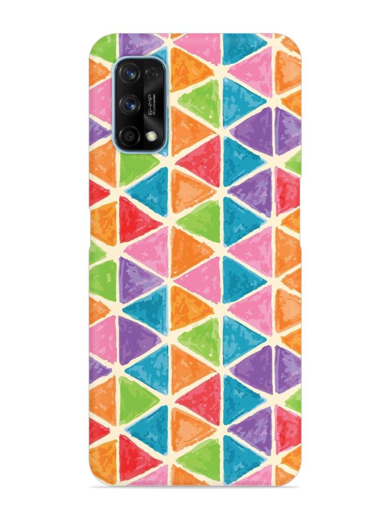 Seamless Colorful Isometric Snap Case for Realme 7 Pro Zapvi