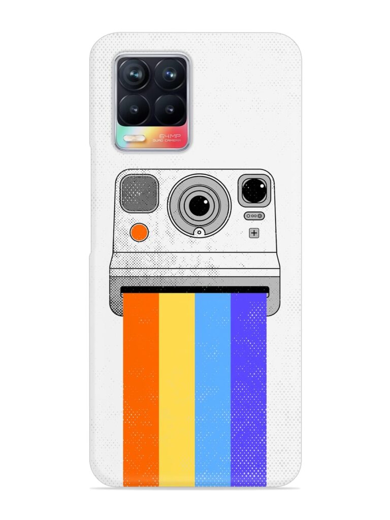 Retro Camera Art Snap Case for Realme 8 (4G) Zapvi