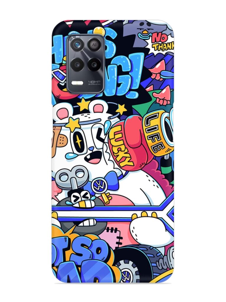 Universal Doodle Snap Case for Realme 8s (5G) Zapvi