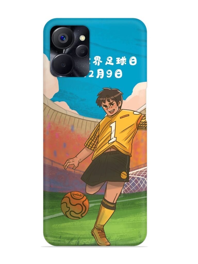 Soccer Kick Snap Case for RealMe 9i (5G) Zapvi