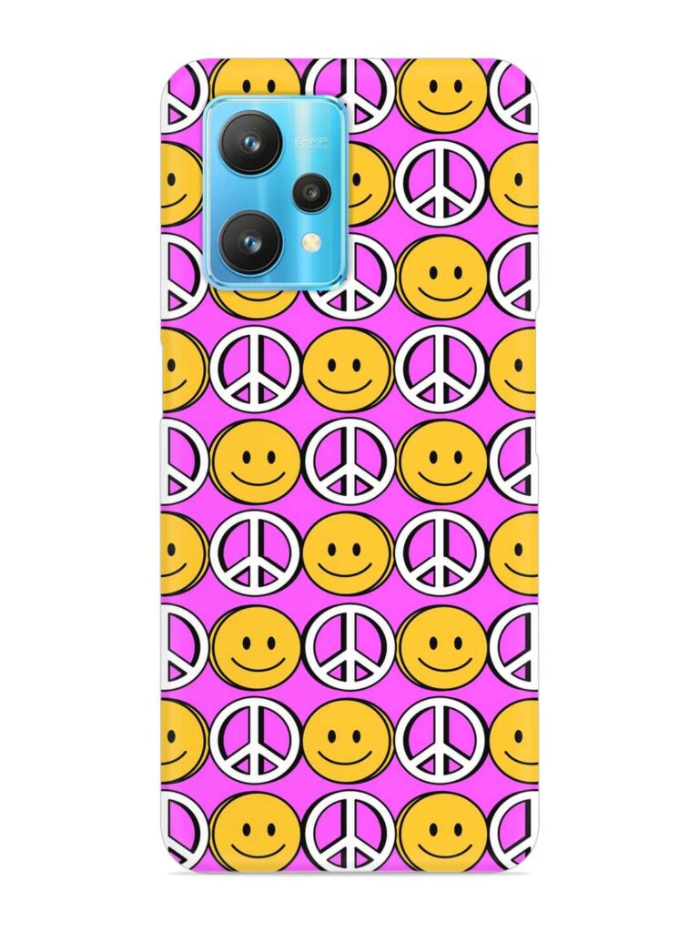 Smiley Face Peace Snap Case for Realme 9 Pro (5G) Zapvi