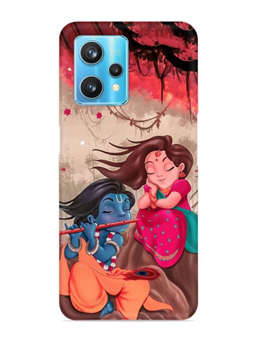 Radhe Krishna Water Art Snap Case for Realme 9 Pro Plus (5G) Zapvi