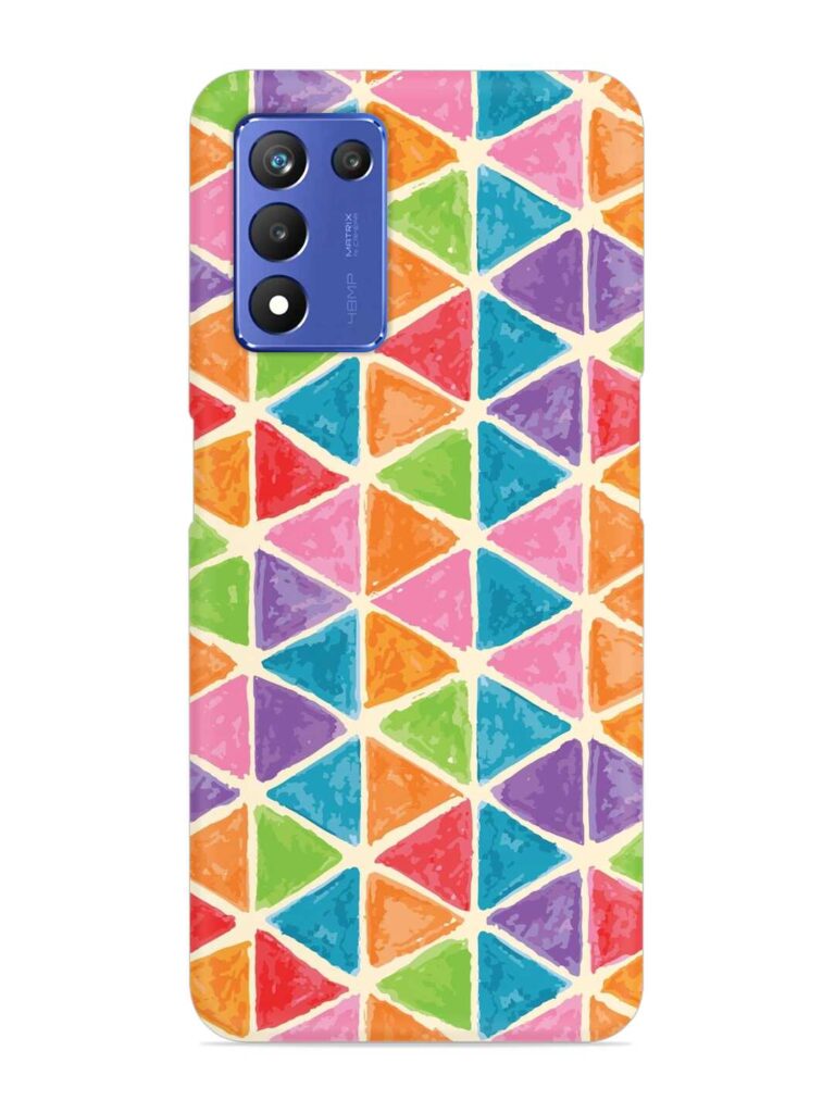 Seamless Colorful Isometric Snap Case for Realme 9 SE (5G) Zapvi